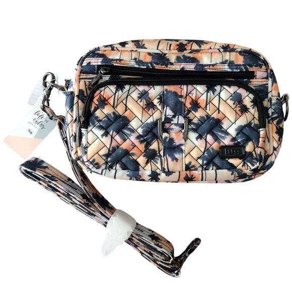 Lug NEW Palm Sunset Legacy Collection Carousel Crossbody Bag RFID Travel Bag - Picture 1 of 10